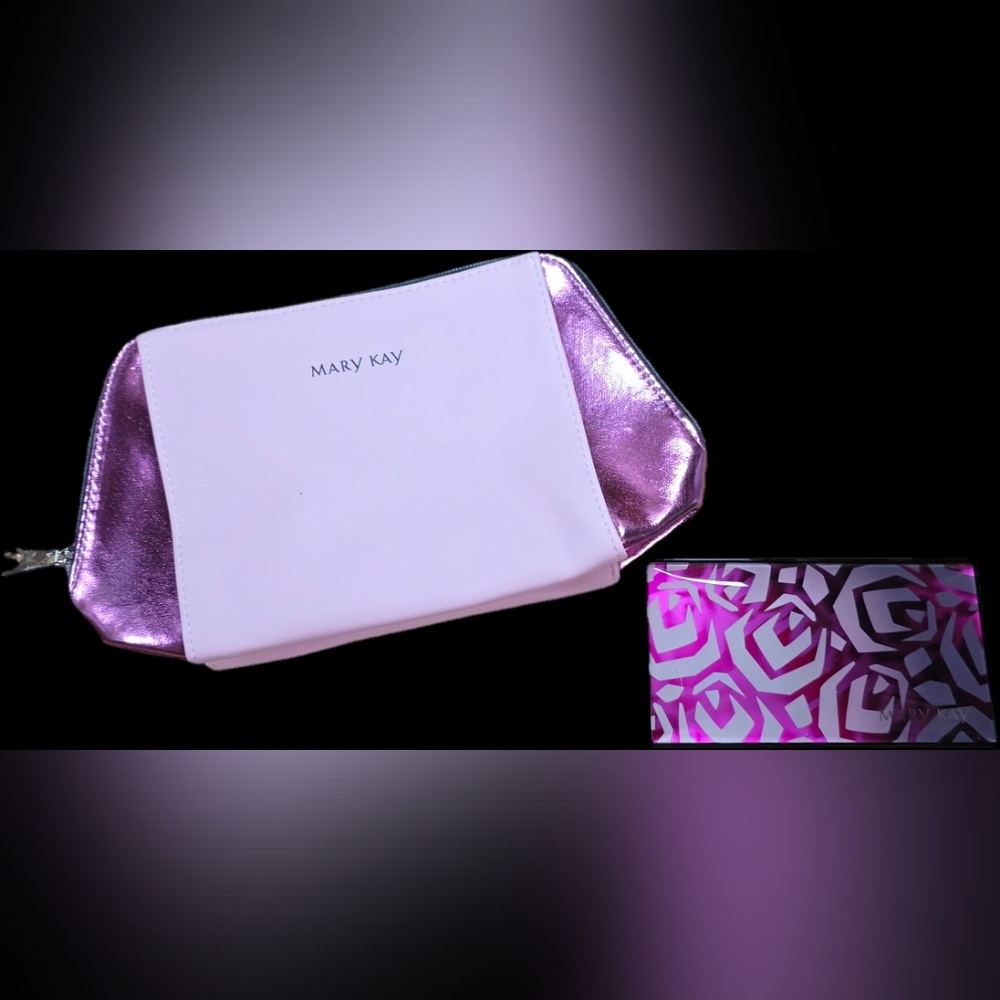 Mary Kay Pink Makeup Pouch And Perfect Palette (Unfilled)